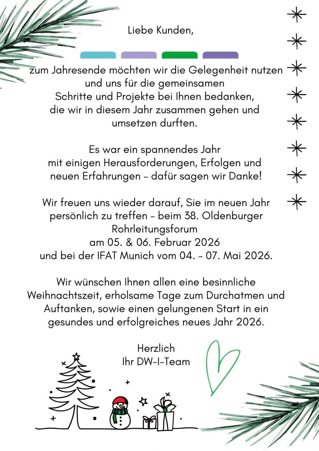 Weihnachtsgruesse 2025